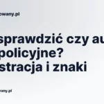 Jak sprawdzić czy auto jest policyjne? Rejestracja i znaki